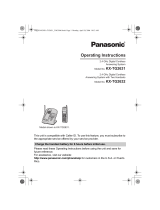 Panasonic KXTG2631 Operating instructions