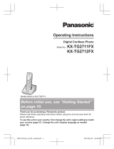Panasonic KXTG2712FX Operating instructions