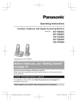 Panasonic KXTGE632 Operating instructions