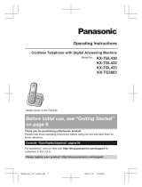 Panasonic KXTGL433 Operating instructions