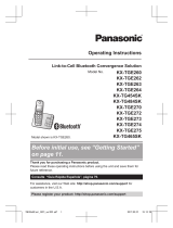 Panasonic KXTG484SK Operating instructions