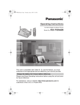 Panasonic KXTG5428 User manual