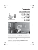 Panasonic KXTG5423 User manual