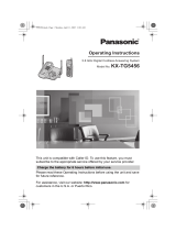 Panasonic KXTG5456 Operating instructions
