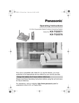 Panasonic KXTG5571 Operating instructions