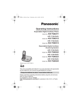 Panasonic KXTG6311 Operating instructions
