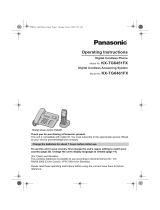 Panasonic KXTG6461FX Owner's manual