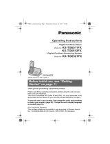 Panasonic KXTG6521FX Owner's manual