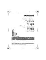 Panasonic KXTG6613E Operating instructions