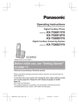Panasonic KXTG6821FX Owner's manual