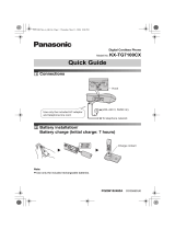 Panasonic KXTG7100CX Operating instructions