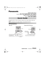 Panasonic KXTG7102FX Operating instructions