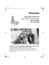 Panasonic kx tg 7180 Owner's manual