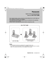 Panasonic KXTG7102E Owner's manual