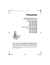 Panasonic kx-tg7210e User manual