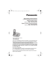 Panasonic KXTG7341FX Operating instructions