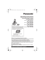 Panasonic KX-TG7434 User manual