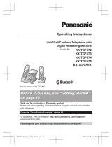 Panasonic KXTGF573 Operating instructions