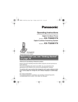 Panasonic KXTG8051FX Owner's manual