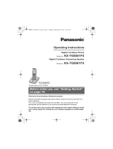 Panasonic KXTG8051FX Operating instructions