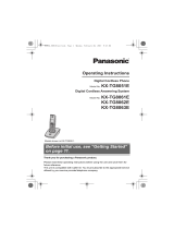 Panasonic KXTG8051E Operating instructions