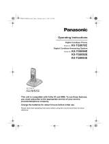 Panasonic KXTG8070E Owner's manual