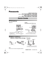 Panasonic KXTG8122E Operating instructions