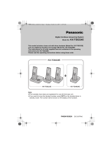 Panasonic KXTG8224E Operating instructions