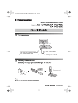 Panasonic KXTG9150E Quick start guide