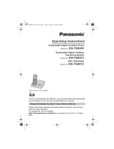 Panasonic KXTG9361 Operating instructions