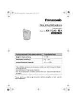 Panasonic KX-TGA914EX Owner's manual