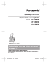 Panasonic KXTGD623E Operating instructions