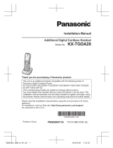 Panasonic KXTGDA20 Operating instructions