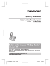 Panasonic KXTGE220E Operating instructions