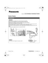 Panasonic KXTGF383 Operating instructions