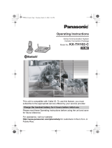 Panasonic KXTH102C User manual
