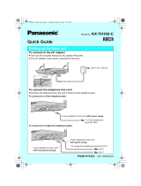 Panasonic KXTH102C Operating instructions