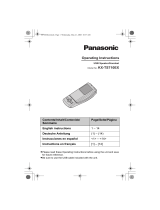 Panasonic KXTS710EX Operating instructions