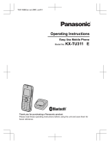 Panasonic KXTU311EBE Operating instructions