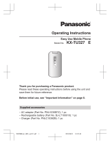 Panasonic KXTU327EBE Operating instructions
