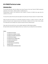 Panasonic KXP8420 Operating instructions