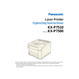 Panasonic KXP7510 Operating instructions