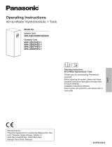 Panasonic WHUD05HE51 Operating instructions