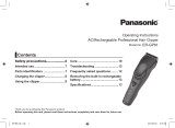 Panasonic ERGP81 Operating instructions