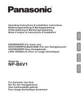 Panasonic NP-B6V1 Operating instructions
