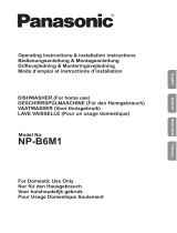 Panasonic NP-B6M1 Owner's manual