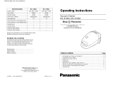 Panasonic MCE7001 Owner's manual