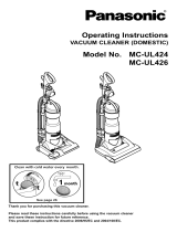 Panasonic MCUL424 Operating instructions
