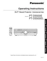 Panasonic PTD5500EL User manual