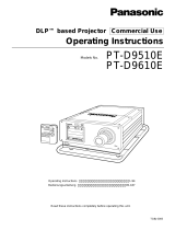 Panasonic PTD9610E Operating instructions